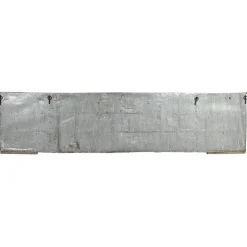 Pamono Long Wall Showcase to Hang in Wood and Zinc