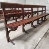 Pamono Long Wooden Church Bench Clearance