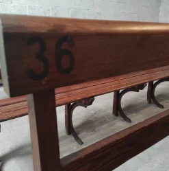 Pamono Long Wooden Church Bench Clearance