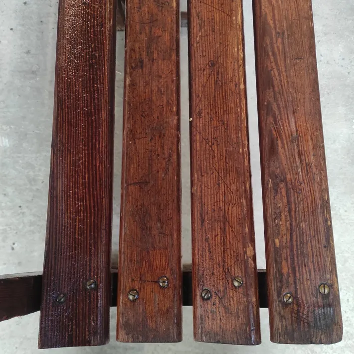 Pamono Long Wooden Church Bench Clearance