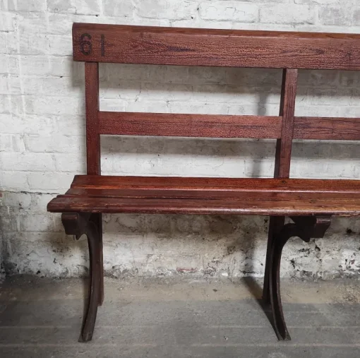 Pamono Long Wooden Church Bench Clearance