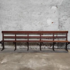 Pamono Long Wooden Church Bench Clearance