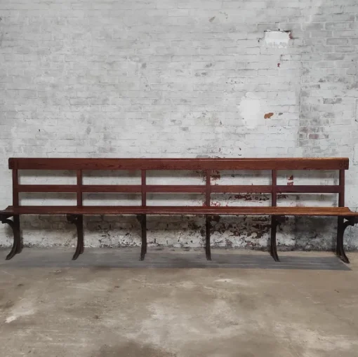 Pamono Long Wooden Church Bench Clearance
