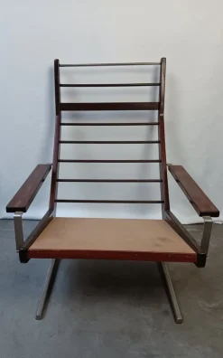 Pamono Lotus Lounge Chair by Rob Parry for Gispen, 1960s New