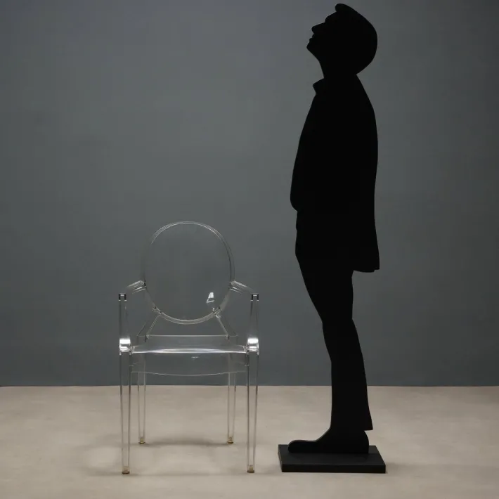 Pamono Louis Ghost Chair attributed to Philippe Starck for Castelli / Anonima Castelli Outlet