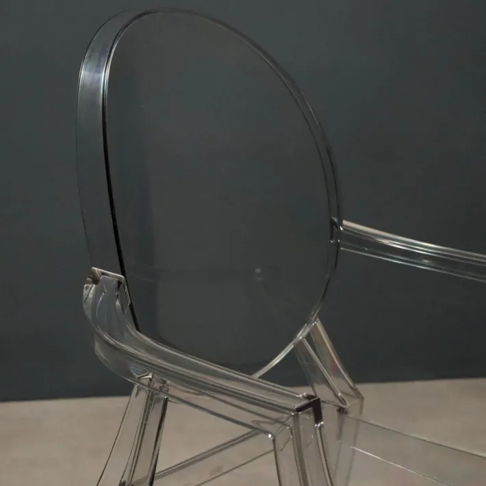 Pamono Louis Ghost Chair attributed to Philippe Starck for Castelli / Anonima Castelli Outlet