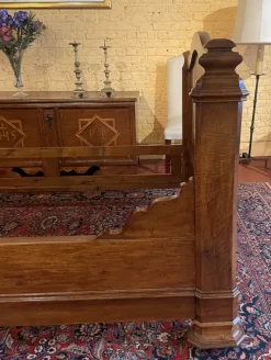 Pamono Louis Philippe Bed in Walnut Sale