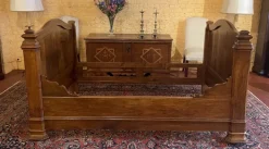 Pamono Louis Philippe Bed in Walnut Sale