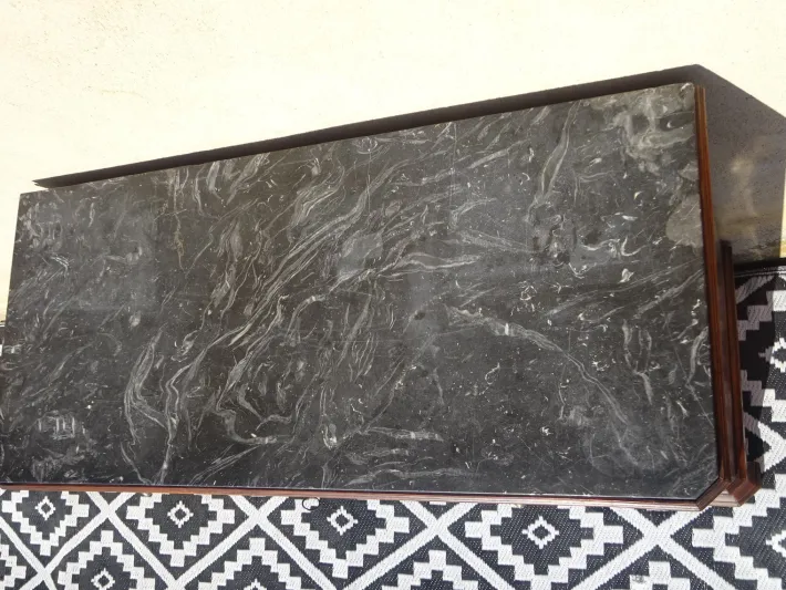 Pamono Louis Philippe Chest of Drawers in Walnut and Burl Walnut from Befos Best