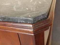 Pamono Louis Philippe Chest of Drawers in Walnut and Burl Walnut from Befos Best