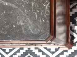 Pamono Louis Philippe Chest of Drawers in Walnut and Burl Walnut from Befos Best