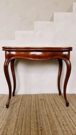 Pamono Louis Philippe Mahogany Game Table Outlet