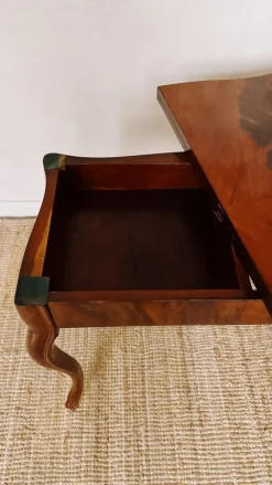 Pamono Louis Philippe Mahogany Game Table Outlet