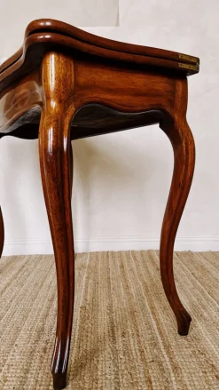 Pamono Louis Philippe Mahogany Game Table Outlet
