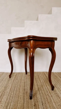 Pamono Louis Philippe Mahogany Game Table Outlet