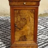 Pamono Louis Philippe Walnut and Burl Walnut Bedside Table Discount