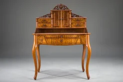 Pamono Louis Philippe Walnut Secretary Desk Hot