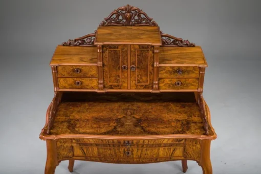 Pamono Louis Philippe Walnut Secretary Desk Hot