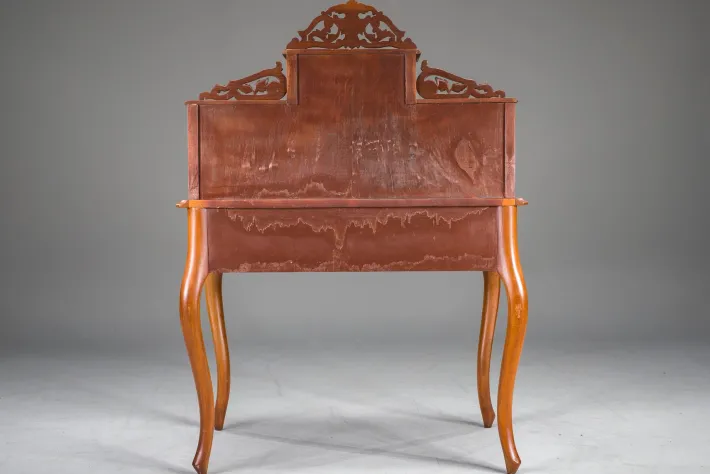 Pamono Louis Philippe Walnut Secretary Desk Hot