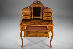 Pamono Louis Philippe Walnut Secretary Desk Hot