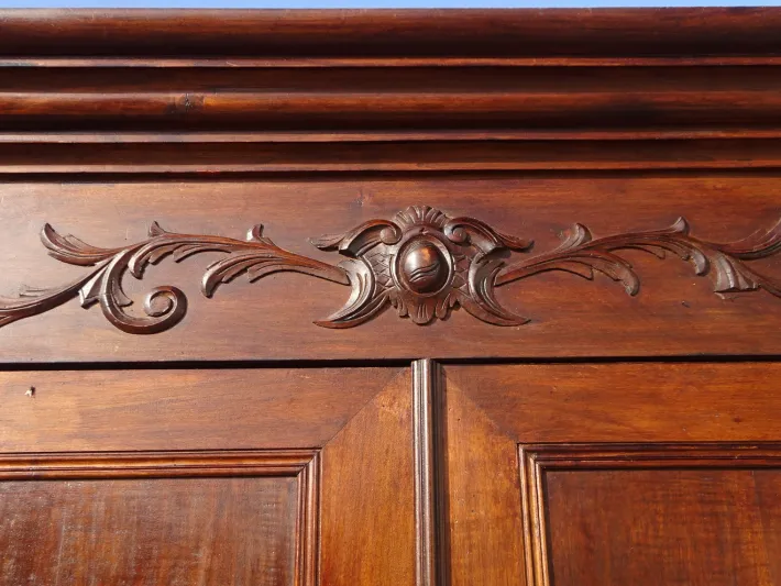 Pamono Louis Philippe Walnut Wardrobe, 1890s Hot