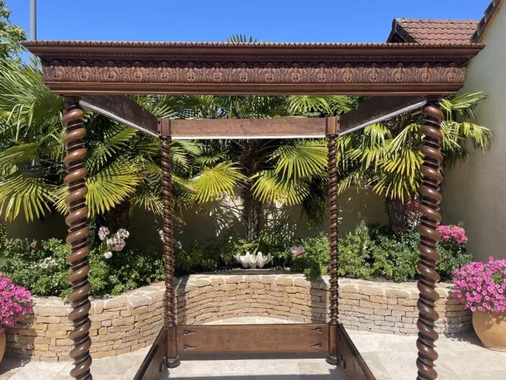 Pamono Louis XIII Style Château Four-Poster Bed Best