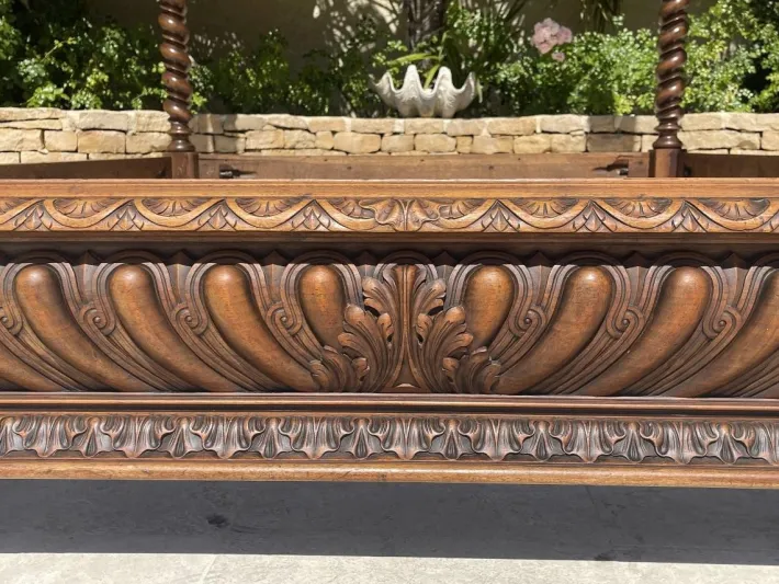 Pamono Louis XIII Style Château Four-Poster Bed Best