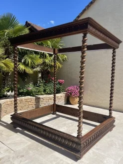 Pamono Louis XIII Style Château Four-Poster Bed Best