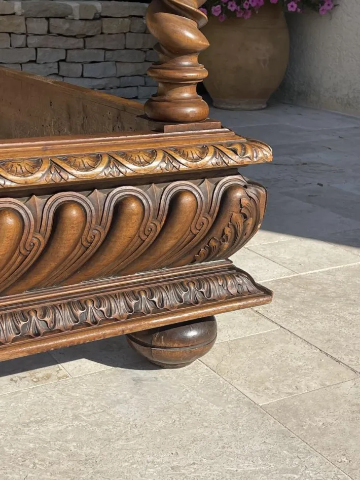 Pamono Louis XIII Style Château Four-Poster Bed Best