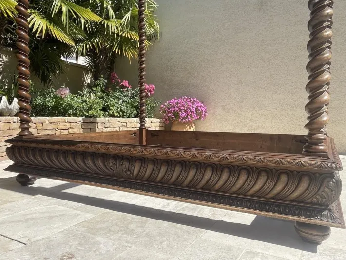 Pamono Louis XIII Style Château Four-Poster Bed Best