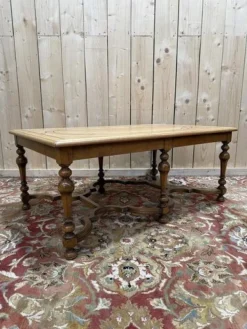 Pamono Louis XIII Style Coffee Table with Crisscross Pattern