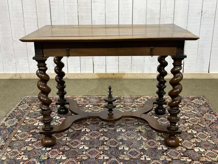 Pamono Louis XIII Style Desk in Walnut, 1800s Best