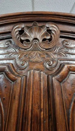 Pamono Louis XV Armoire in Marquetry, Elm and Walnut by Antoine Sertelon, 1773 Sale