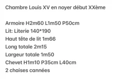 Pamono Louis XV Bedroom Set in Walnut, Early 20th Century, Set of 5 Hot