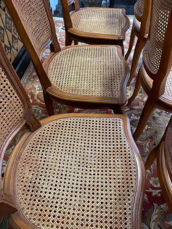 Pamono Louis XV Cane Chairs, Set of 6 Online