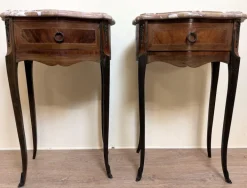 Pamono Louis XV Ceremonial Tables in Precious Wood, Set of 2 Sale