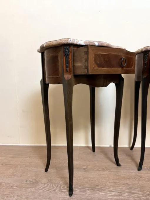 Pamono Louis XV Ceremonial Tables in Precious Wood, Set of 2 Sale