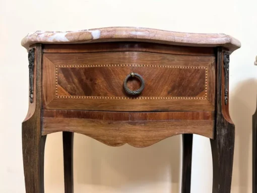 Pamono Louis XV Ceremonial Tables in Precious Wood, Set of 2 Sale