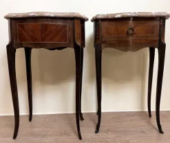 Pamono Louis XV Ceremonial Tables in Precious Wood, Set of 2 Sale