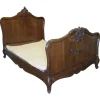 Pamono Louis XV French Golden Walnut Bed New