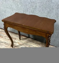 Pamono Louis XV Game Table in Marquetry Outlet
