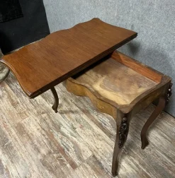 Pamono Louis XV Game Table in Marquetry Outlet