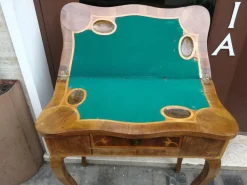 Pamono Louis XV Inlaid Wood Game Table Hot