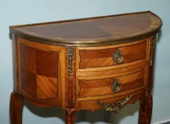 Pamono Louis XV Marquetry Side Table Nightstand with Gilt Gold Mounts Hot