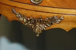 Pamono Louis XV Marquetry Side Table Nightstand with Gilt Gold Mounts Hot