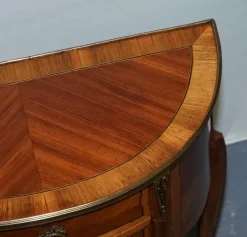 Pamono Louis XV Marquetry Side Table Nightstand with Gilt Gold Mounts Hot