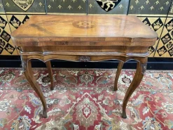 Pamono Louis XV Marquetry Style Games Table