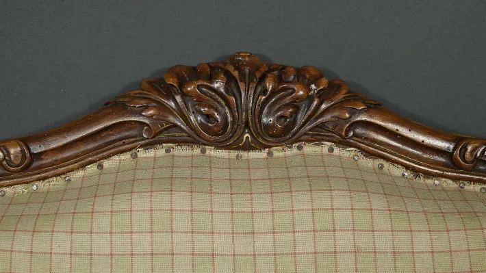 Pamono Louis XV Style Beechwood Armchair, Mid-19th Century Clearance