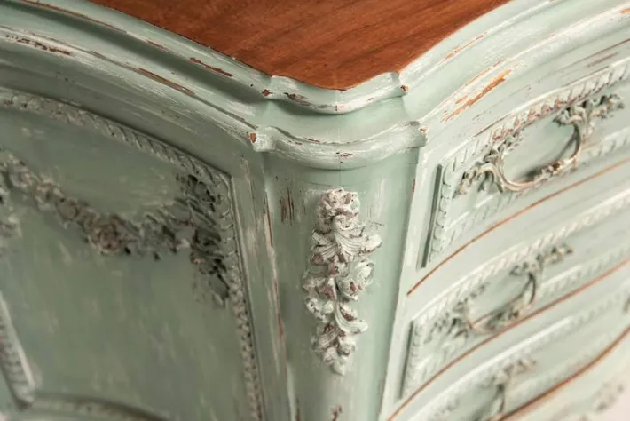 Pamono Louis XV Style Chest of Drawers in Walnut, 1950s Best