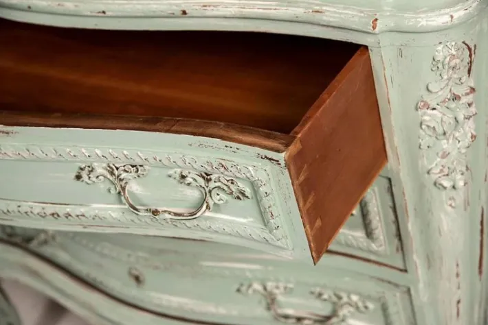 Pamono Louis XV Style Chest of Drawers in Walnut, 1950s Best